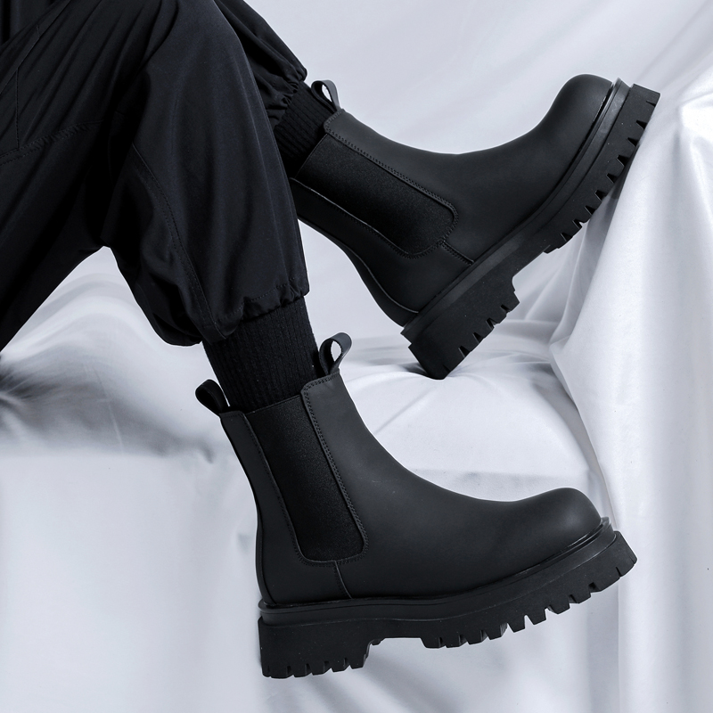 Espadrille Slip On - 2026 Platform Black High Top Boots