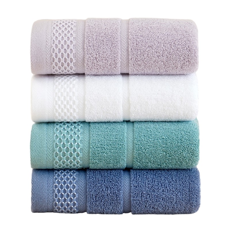 Beach Towel Large - 1/4/6PCS Cotton Bathroom Towel Set -