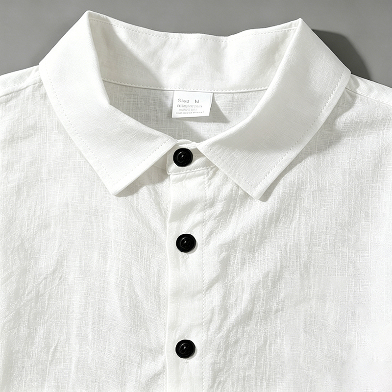 Men Linen Two Piece Outfit Sho - огляд і ціна Linen Shirt Breathable