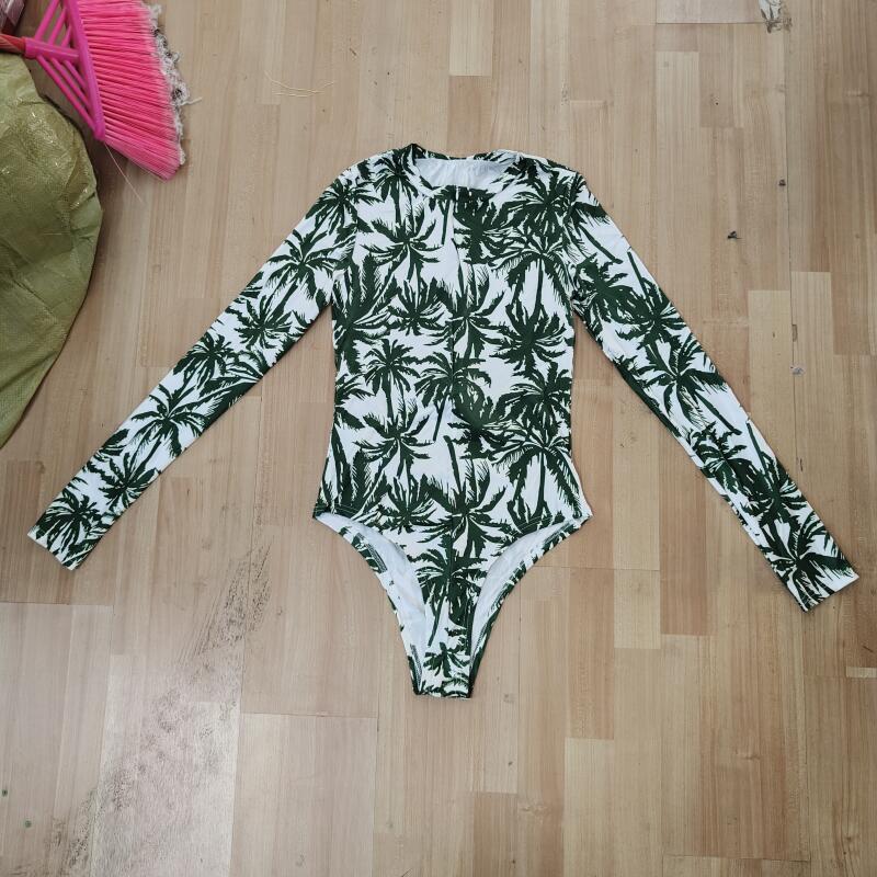 Tropical Palm Print Bodysuits  - огляд і ціна Swim Trunk Quick Dry