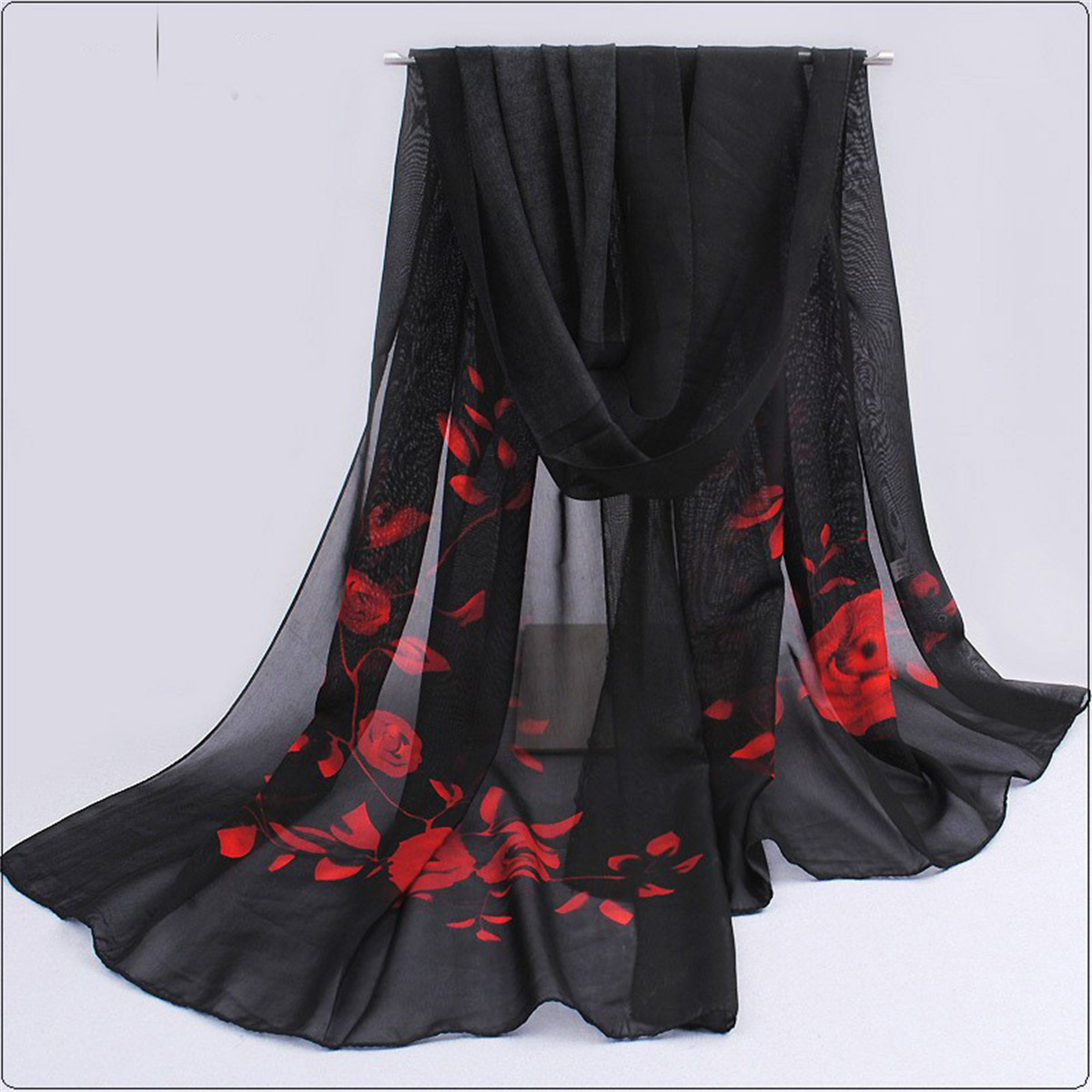 1pcs Chiffon Scarf Simple Eleg - огляд і ціна Beach Towel Large