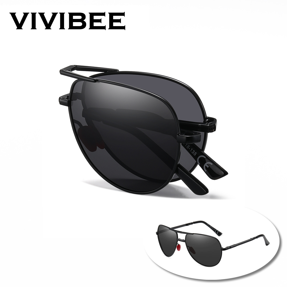 VIVIBEE Metal Pilot Black Fold - огляд і ціна Sunglasses Aviator Polarized