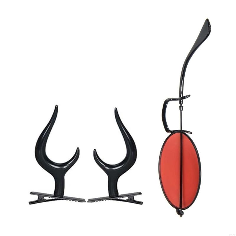 DXAE Devil Horns Hair Clips Mo - огляд і ціна Sunglass Retainer Cord