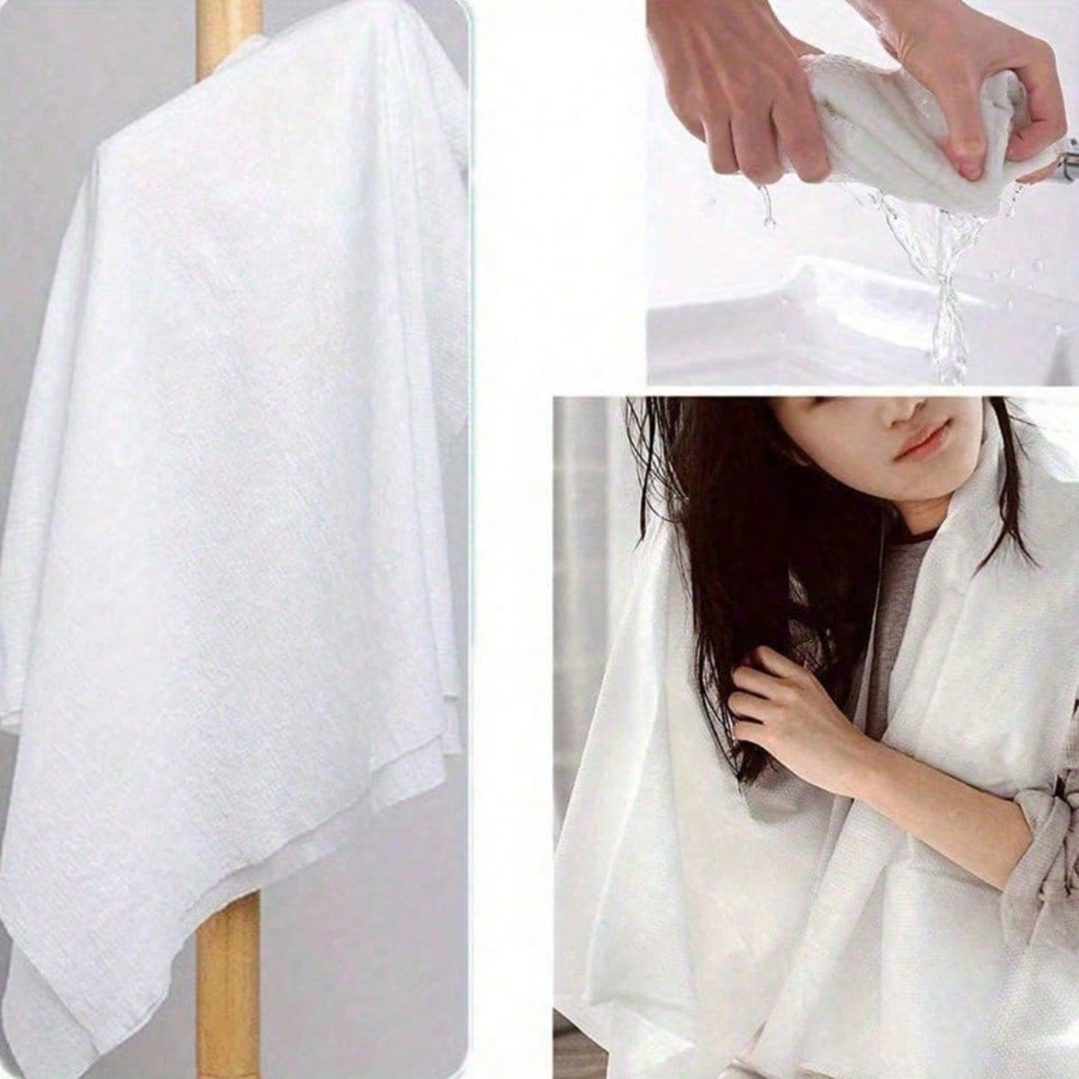 1pc  Large Compressed Towel Di - огляд і ціна Beach Towel Large