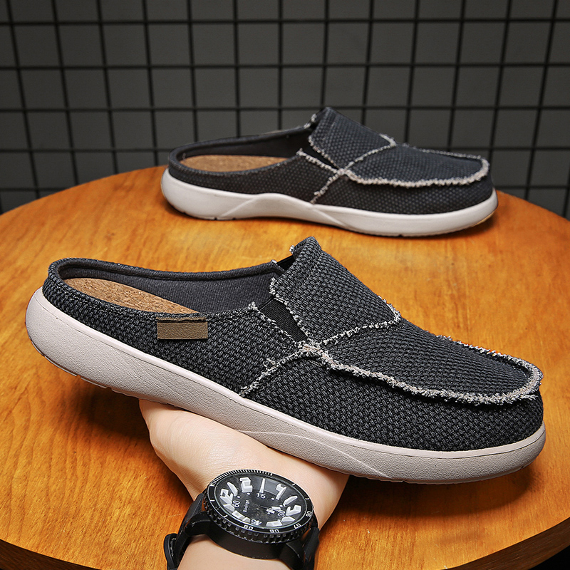 Canvas Slip on Half Shoes for  - огляд і ціна Espadrille Slip On
