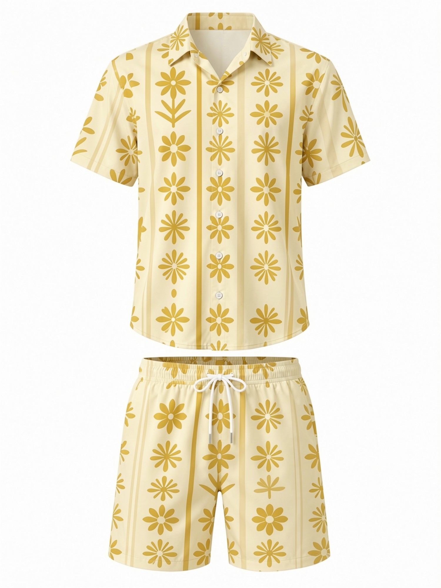Mens Floral Short Sleeve Shirt - огляд і ціна Resort Shirt Floral