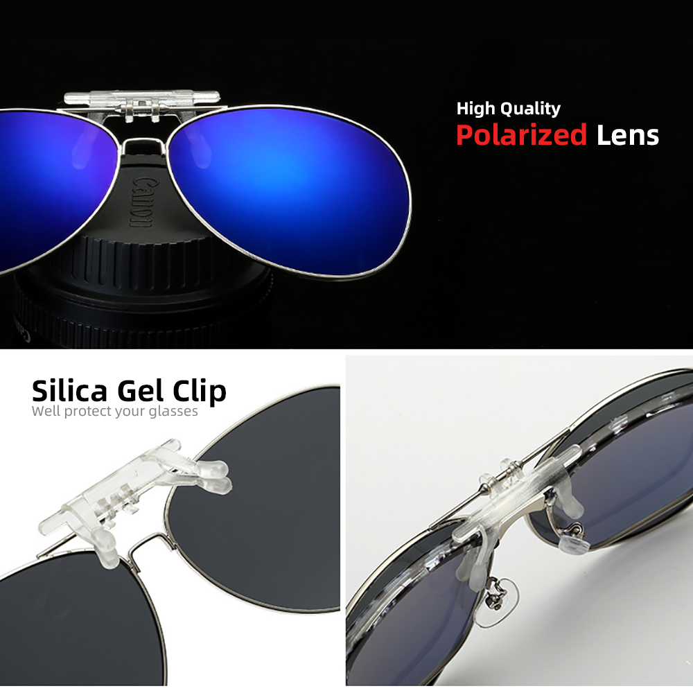 VIVIBEE Aviation Flip Up Clip  - огляд і ціна Sunglasses Aviator Polarized